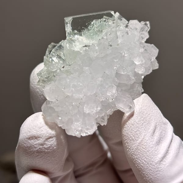 Fluorite with Quartz Zhejiang 4.0 cm — alternate view