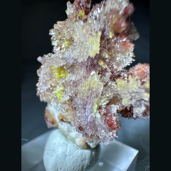 Pink-White Creedite Flower with Yellow-Green 2.8 cm — alternate view