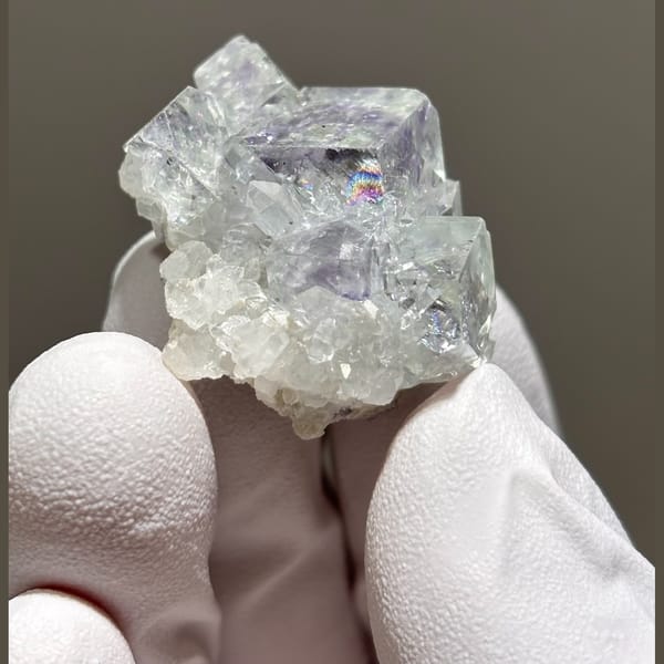 Fluorite with Quartz B Zhejiang 3.0 cm — alternate view