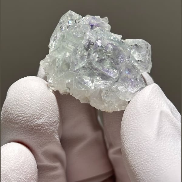 Fluorite with Quartz B Zhejiang 3.0 cm — alternate view