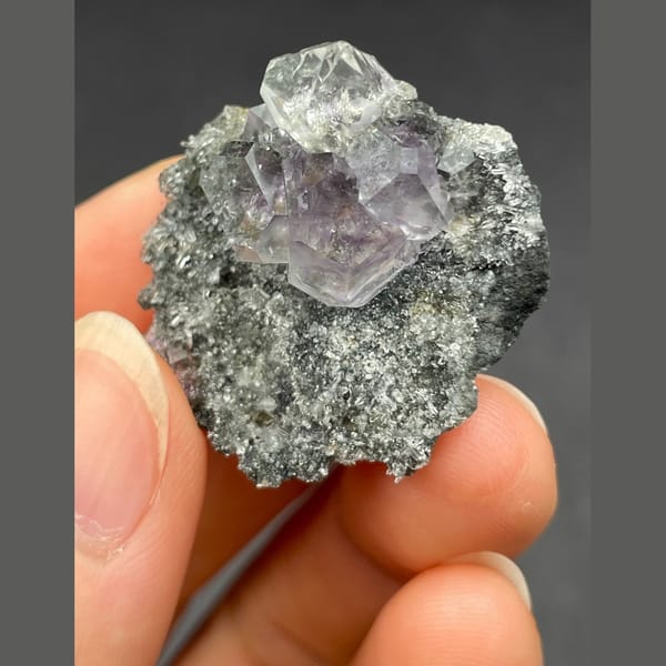 Fluorite from Fujian — complete view