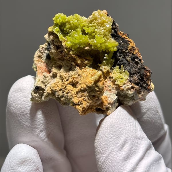 Green Pyromorphite Guangxi 3.8 cm — alternate view