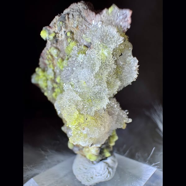 Carlhintzeite with White Creedite 4.3 cm — alternate view