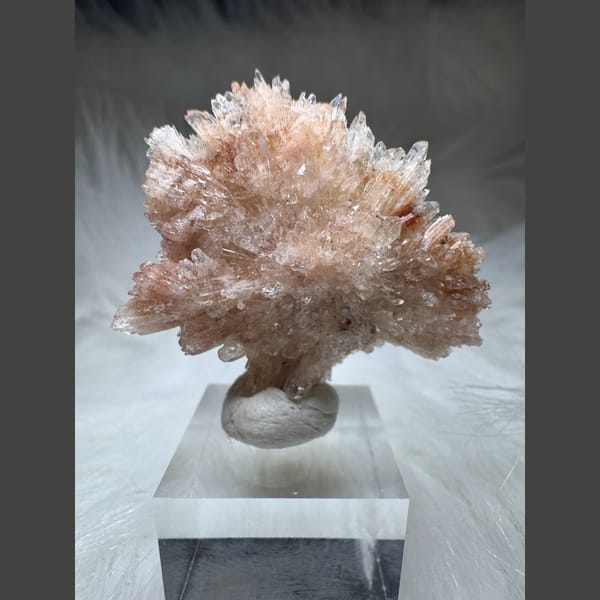 Pink Creedite Flower Cluster 3.5 cm — alternate view