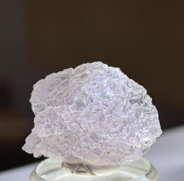 Purple Triangle Growth Fluorite — Yunnan — individual mineral specimen view 1