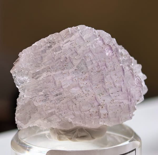 Purple Triangle Growth Fluorite — Yunnan — individual mineral specimen view 2