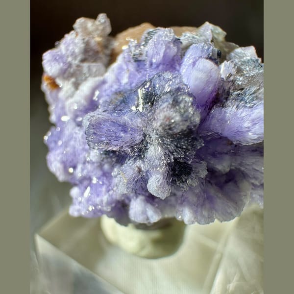 Purple Creedite Cluster 3.2 cm — alternate view