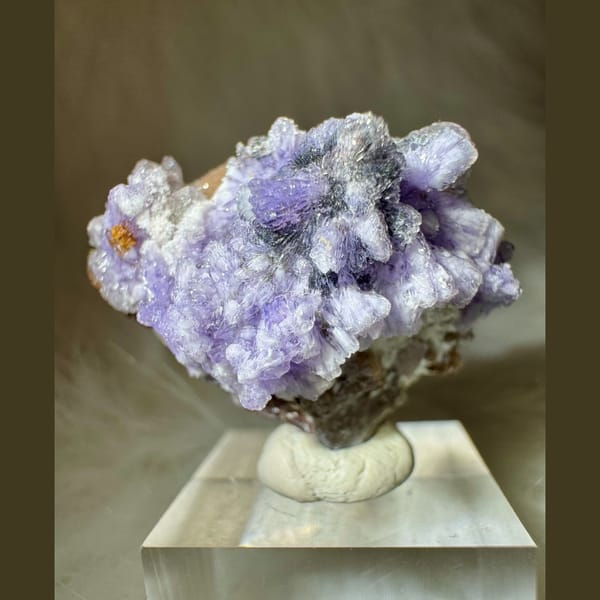 Purple Creedite Cluster 3.2 cm — alternate view