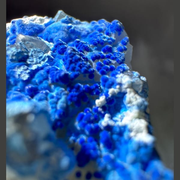 Blue Cyanotrichite 3.5 cm — alternate view