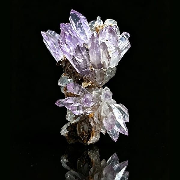 Purple Amethyst Cluster Mexico 3.5 cm — alternate view
