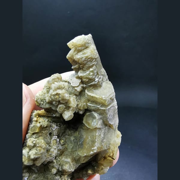 Honeycomb calcite — detail view