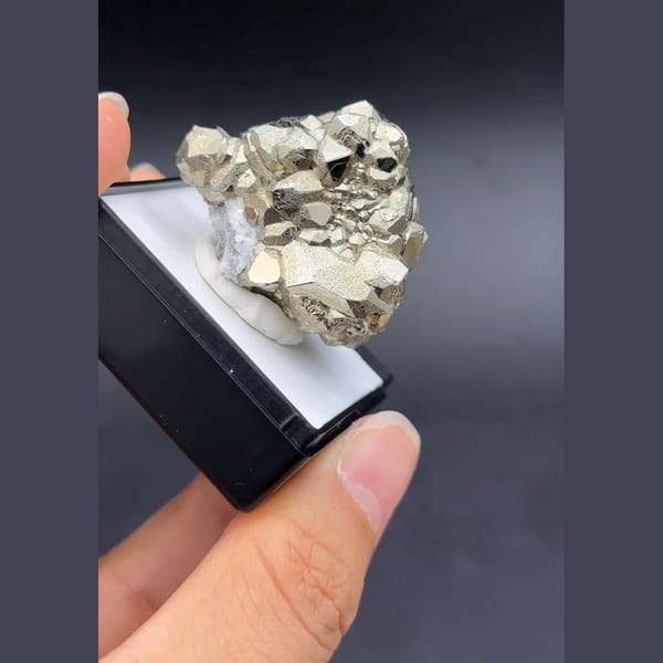 Pyrite from Peru — detail view