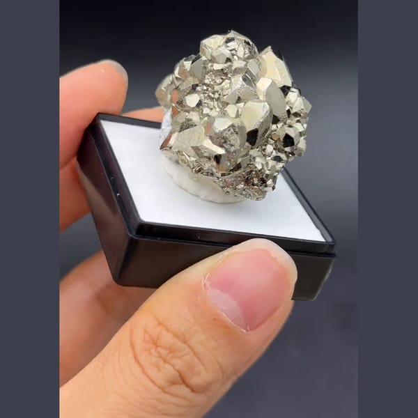 Pyrite from Peru — detail view