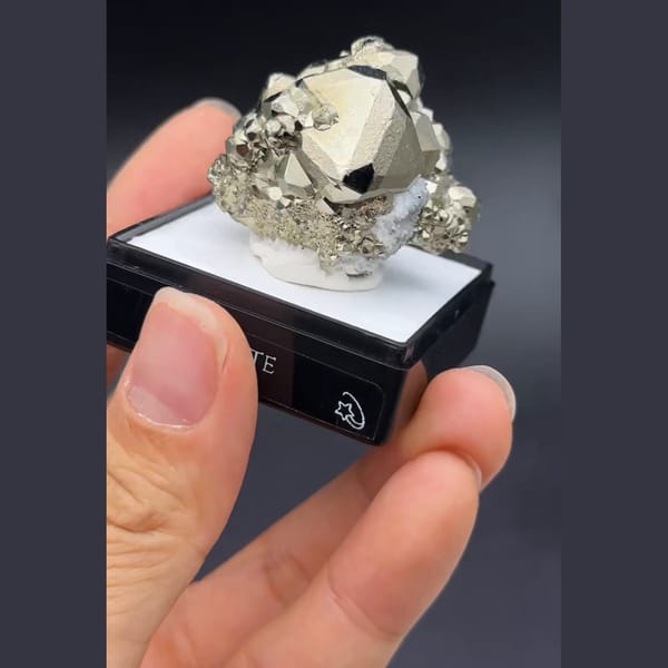 Pyrite from Peru — detail view