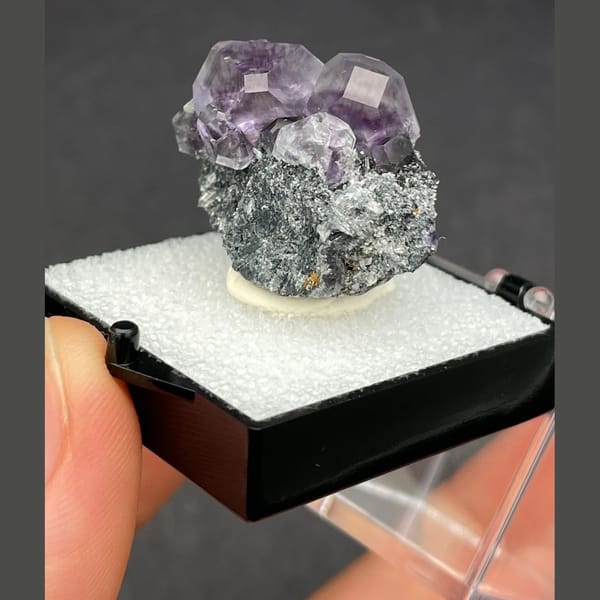 Large fluorite from Fujian — alternate view