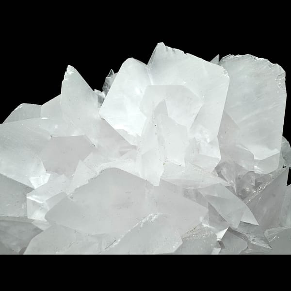 White rose petal calcite from Yaogangxian, Hunan — alternate view