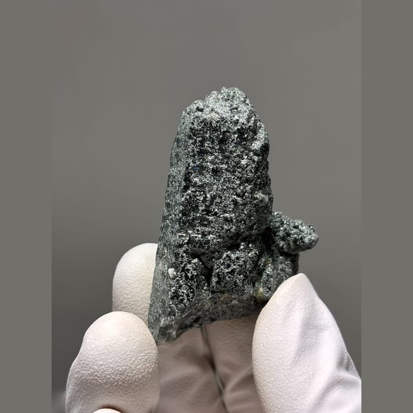 Dark greenish Himalayan quartz from Pakistan — alternate view