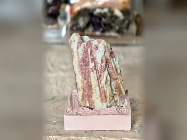Natural Pink Tourmaline Crystal 234.3 g, Freestanding Collector Mineral Specimen — alternate view
