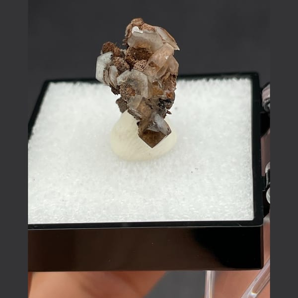 Chocolate calcite C from Guangdong — alternate view