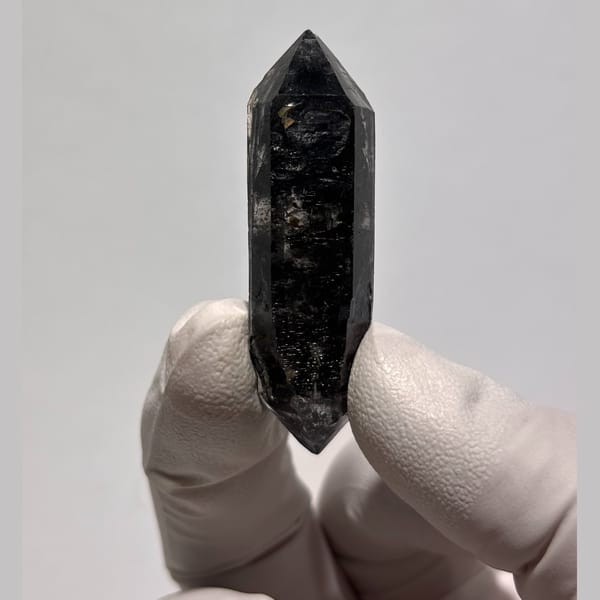 Spirit cactus quartz point — complete view