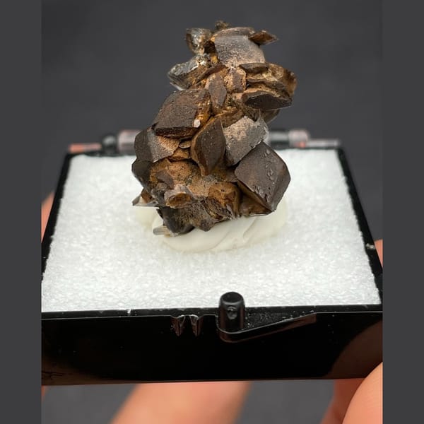 Chocolate calcite D from Guangdong — alternate view
