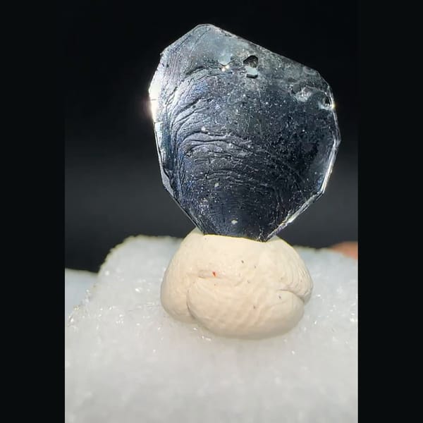 Specular hematite from Zhangjiakou — detail view