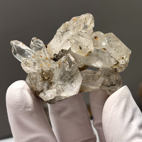 Himalayan quartz point from Tibet — detail view