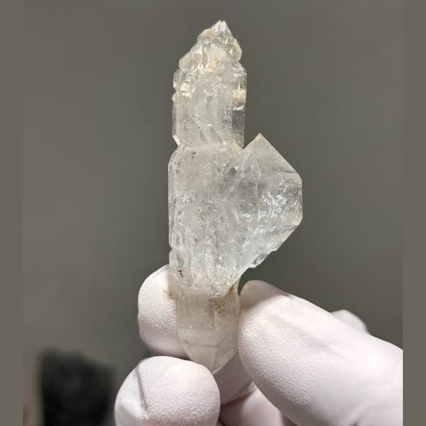 Skeletal backbone spirit quartz — alternate view