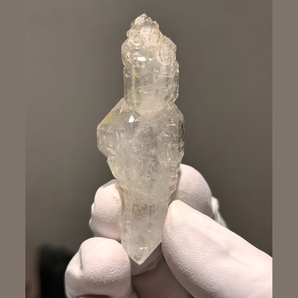 Skeletal backbone spirit quartz — alternate view