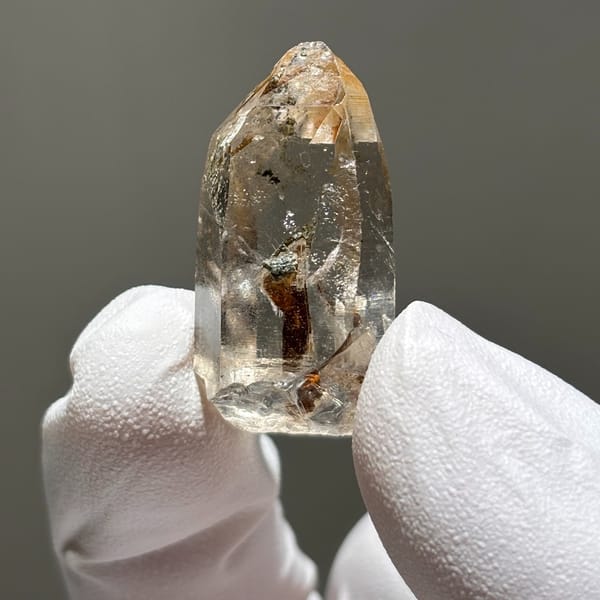 Himalayan quartz crystal — detail view