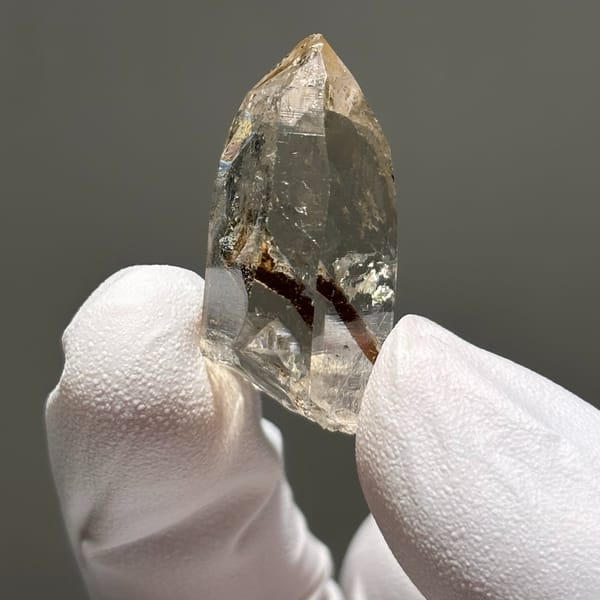 Himalayan quartz crystal — detail view