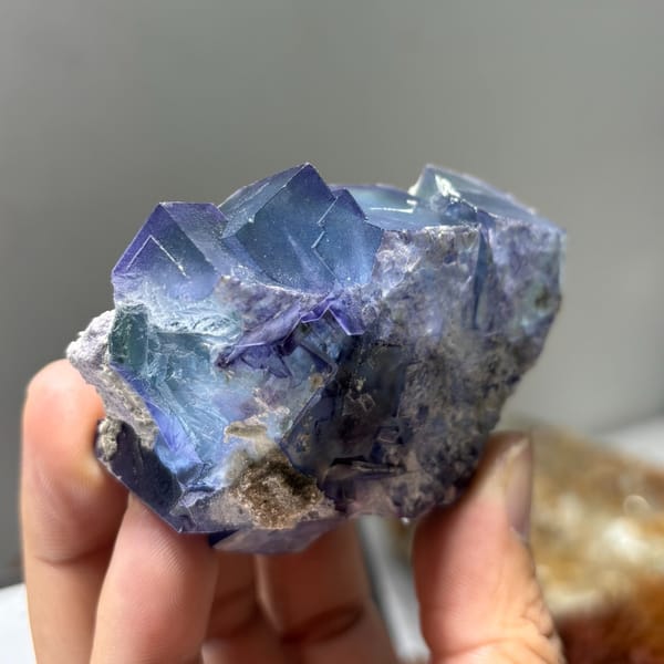 Fluorite from Yaogangxian — detail view