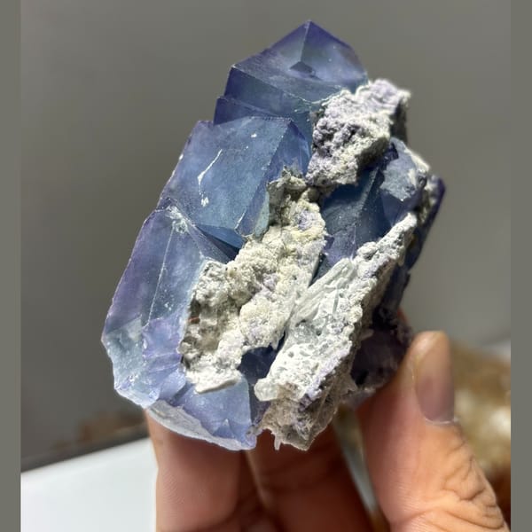 Fluorite from Yaogangxian — detail view