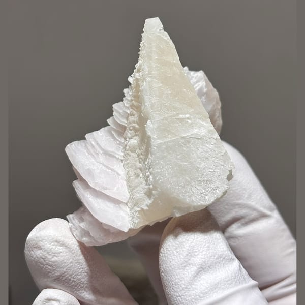 Pink calcite cluster — alternate view