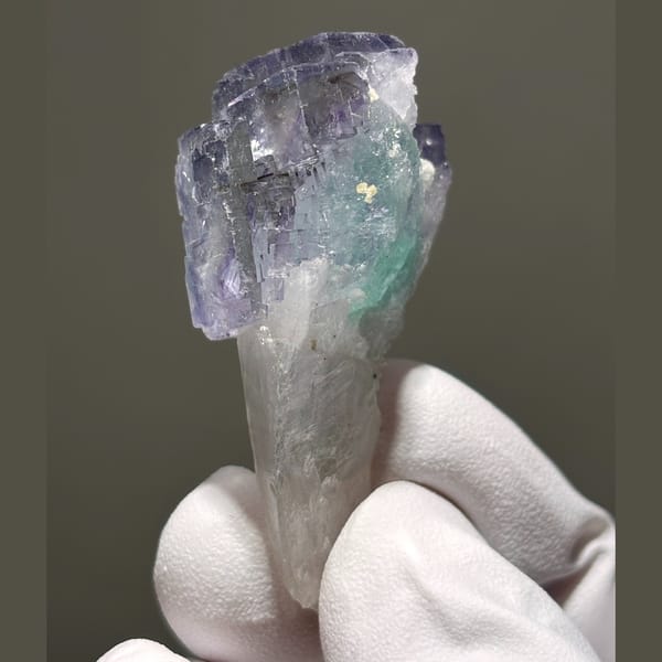 Fluorite from Yaogangxian — detail view