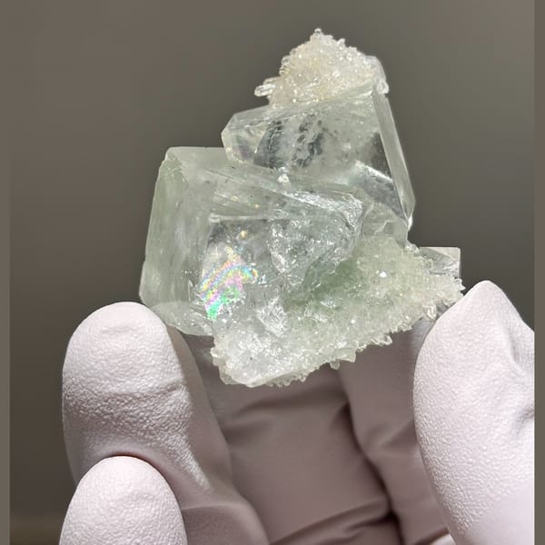 Fluorite from Zhejiang — detail view