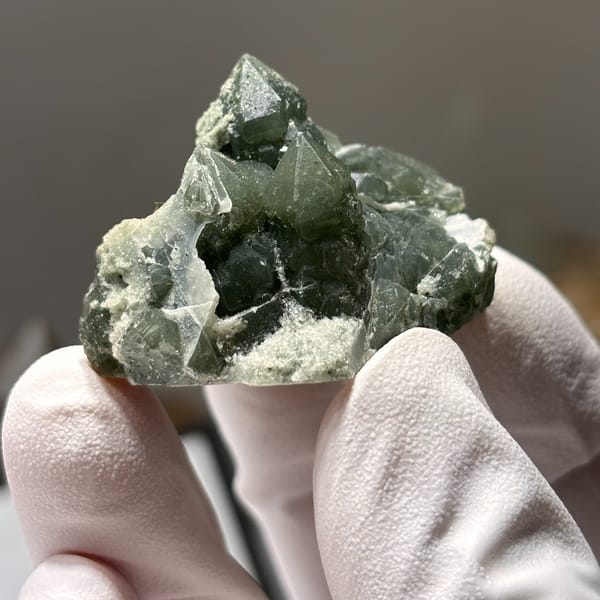 Green quartz from Inner Mongolia — alternate view