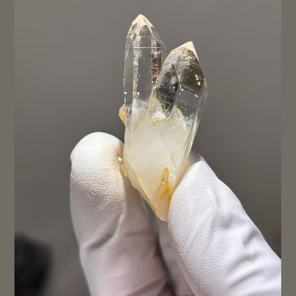 Mini clear quartz — alternate view