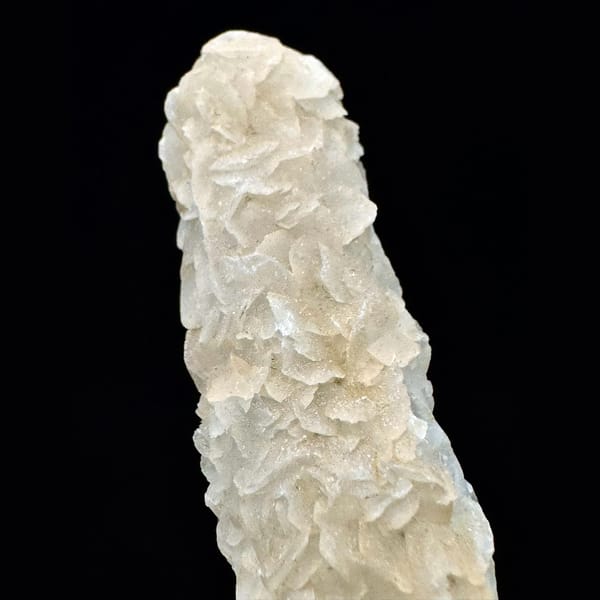 Green-skinned quartz with pale pink calcite from Inner Mongolia — alternate view