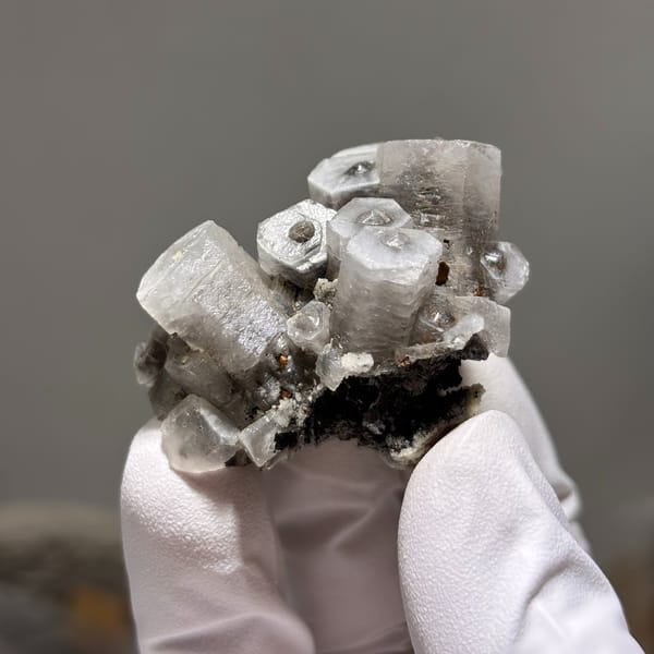 Panda-pattern calcite — alternate view
