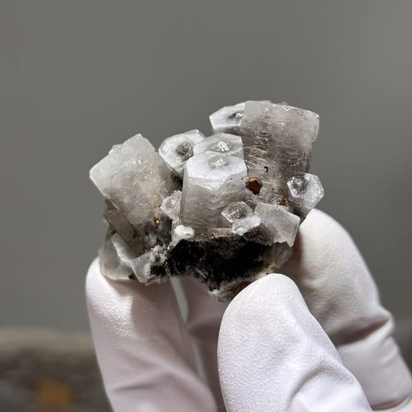 Panda-pattern calcite — alternate view