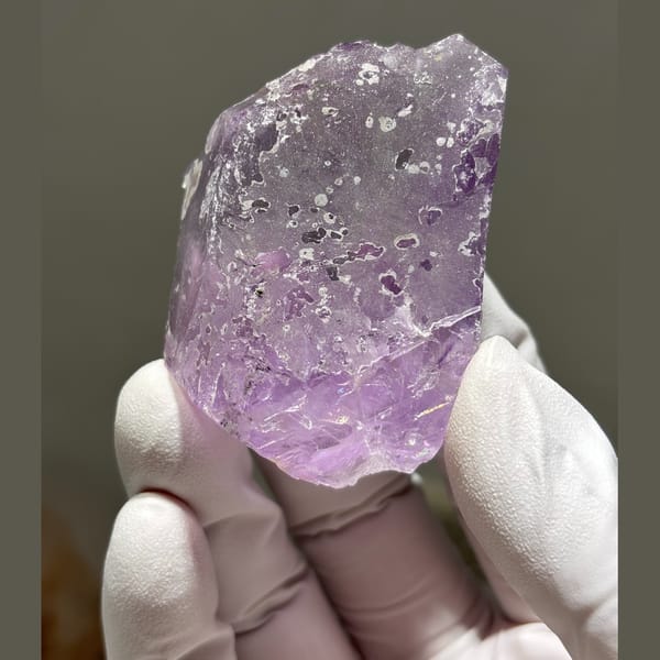 Purple fluorite from Inner Mongolia — alternate view