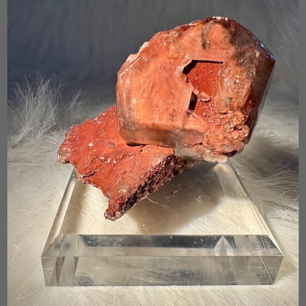 Red-Brown Chocolate Calcite Hunan 7.0 cm — detail view