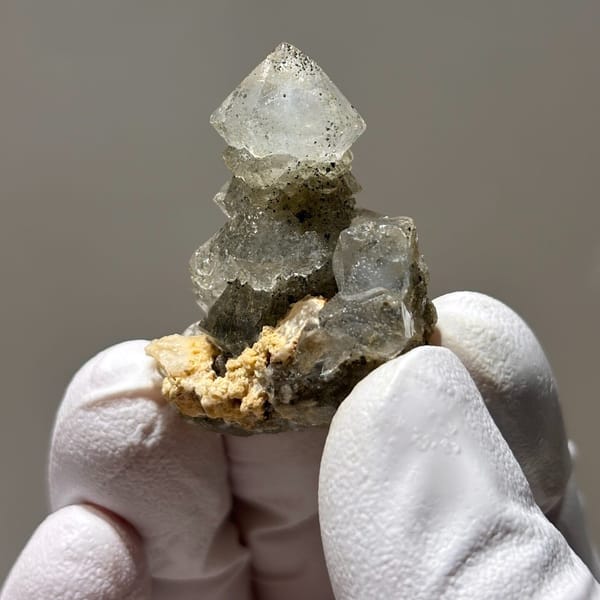Screw-habit quartz from Inner Mongolia — alternate view