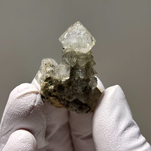 Screw-habit quartz from Inner Mongolia — alternate view
