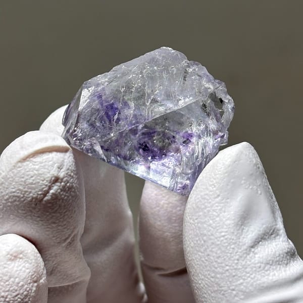 Compact Zhejiang fluorite — detail view