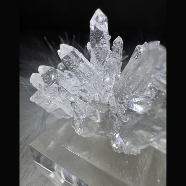 Clear Quartz Cluster 4.0 cm — alternate view