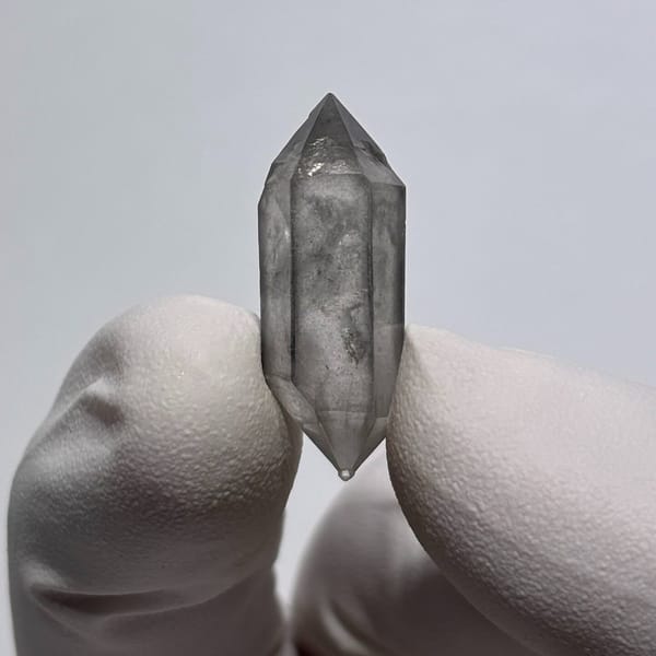 Petite sketch spirit quartz from Yunnan — complete view
