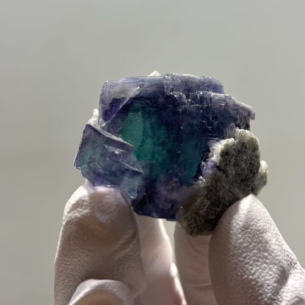 Yaogangxian fluorite F — detail view