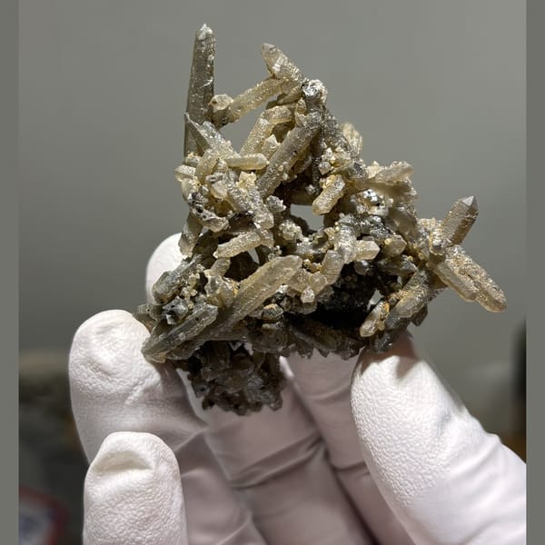 Multi-crystal joined quartz from Inner Mongolia — alternate view
